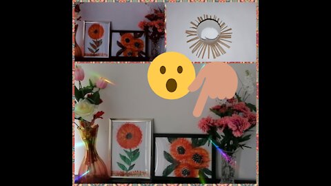 Flowers with toilet paper rolls