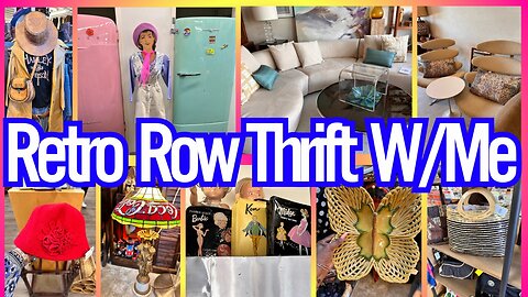 Retro Row 2024😍💋Vintage Thrift Shopping😍💋Thrift With Me 2024😍💋Shopping at Retro Row
