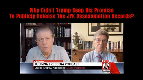 Why Didn't Trump Keep His Promise To Publicly Release The JFK Assassination Records?