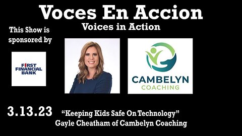 3.12.23- Keeping Kids Safe on Technology with Gayle Cheatham - Voices in Action