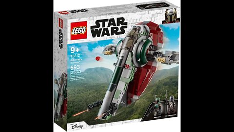 Unboxing Lego 75312 Boba Fett's Starship and Speed Build