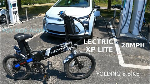 LECTRIC XP LITE : 20 MPH EBIKE TRIP CHARGING UP MY EV : CHICAGO RIDE ALONG IN 4K! (GOPRO HERO 9 POV)