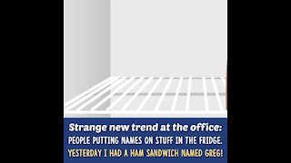 Naming things in the work fridge [GMG Originals]