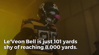 Le'Veon Bell On Pace Break 8,000 Yards In Fewest Games