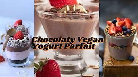 Try this delicious vegan yogurt parfait for breakfast!