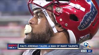 FAU's Jeremiah Taleni: A Man of Many Talents