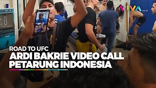Momen Ardi Bakrie Video Call Atlet Indonesia yang Tampil di UFC