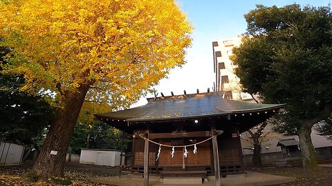 Ome Kaido Inari Shrine that retains the name of the pioneer ronin Takeshita Inari Shrine