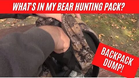 What's in my bear hunting pack? - Backpack dump!