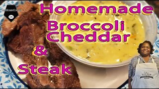 Broccoli Cheddar Soup Dinner