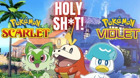 Pokemon Scarlet And Violet Announced! | Gen 9 Releasing In 2022, New Starters REVEALED!