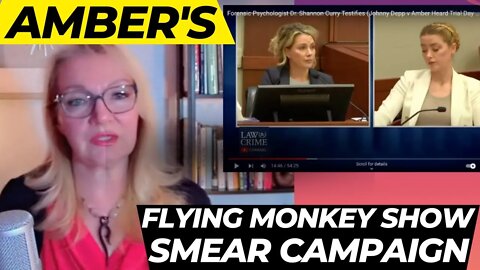 Amber Heard EPIC Smear Campaign Flying Monkey Show! #amberheard #johnnydepp