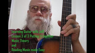 Learning Guitar with Jeff Lesson 3 of 3 Music Theory and Learning Guitar Music