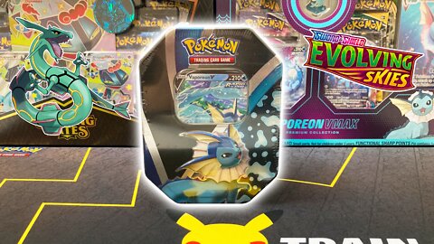 Vapereon V Pokemon Tin Opening!!!