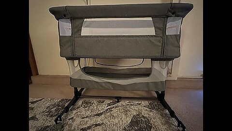 nordmiex 3 in 1 Baby Crib Bedside Crib,Baby Bassinet,Baby Bed Adjustable Portable Bed for Infan...