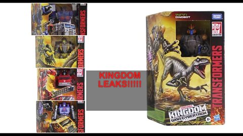 TRANSFORMERS KINGDOM DINOBOT, ULTRA MAGNUS, AIRAZOR, INFERNO, HUFFER LEAKED - NINJA KNIGHT