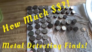 How Much Money Have I Found Metal Detecting? • Treasure Hunting Coin Count • Florida Detector