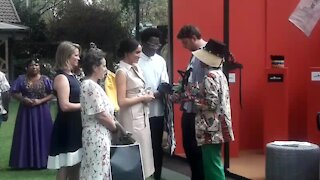 SOUTH AFRICA - Johannesburg - Royal visit of Sussex (Videos) (s9j)