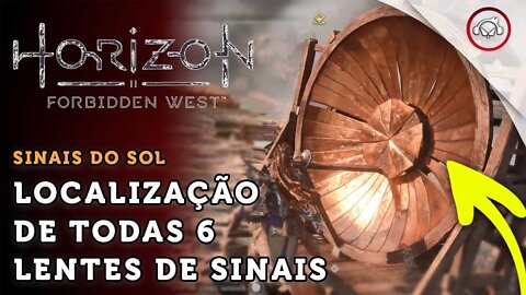 Horizon Forbidden West, A localização de todas as 6 lentes de sinais | super dica PT-BR