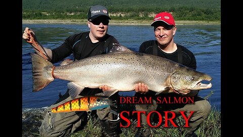 Salmon 23,12 kg - Big Salmon from Teno River ( Salmon Fishing Finland / Norway Border )