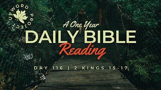 Day 116 | Daily Bible Reading | God Rejects Divided Hearts | 2 Kings 15-17