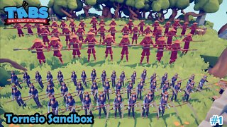 Torneio Sandbox - Totally Accurate Battle Simulator (TABS) - Gameplay PT-BR