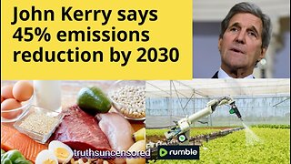 John Kerry says 45% emissions deduction by 2030