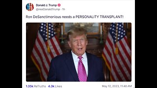 Donald J. Trump: Ron DeSanctimonious needs a PERSONALITY TRANSPLANT!