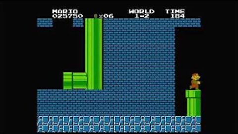 Mario Bros Glitch: Negative World (World -1)