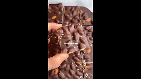 Dark Chocolate Almond Bark