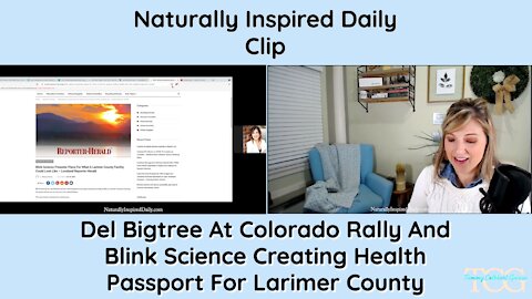 Del Bigtree At Colorado Rally And Blink Science Is Creating A Health Passport for Larimer County