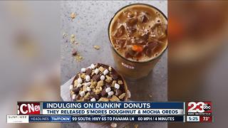 Dunkin' Donuts new S'mores Donut and Mocha Oreos