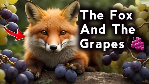 The Fox and the Grapes story in english for class 3 | The Fox and the grapes story in english