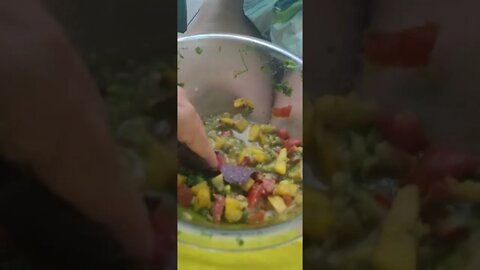 homemade mango salsa