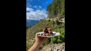 Blueberry Pancakes on a Mountain✨🫐🏔