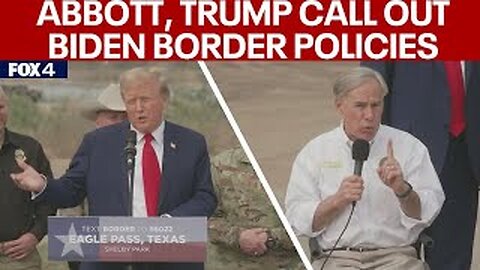 Trump Border Speech_ Former president, Texas Gov. Abbott on immigration - FULL NEWS CONFERENCE