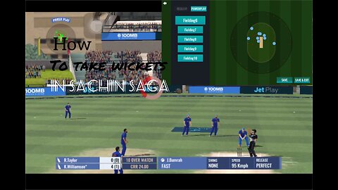 How to take wickets in sachin saga
