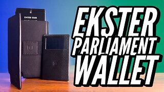 Ekster Parliment Wallet and Tracker Card Unboxing and First Look