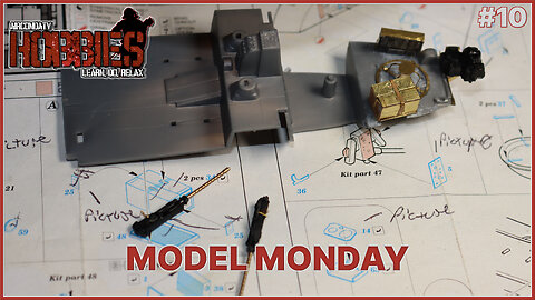 Model Mondays - Getting Ready for the Guns on this 1/44 B-17G Flying Fortress