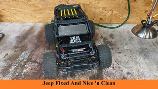 Cleaning & Fixing My RC Car Jeep