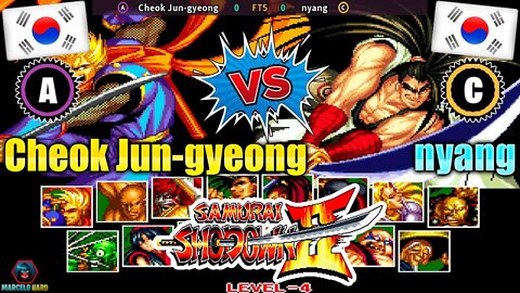 Samurai Shodown II (Cheok Jun-gyeong Vs. nyang) [South Korea Vs. South Korea]