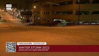 Brady Halbleib: LIVE on road conditions in downtown Tulsa