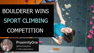 Boulderer signs up for sport climbing competition, what happens next is shocking