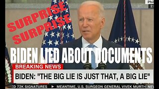 BIDEN AND THE WHITEHOUSE JUST KEEP ON LYING ABOUT THE DOCUMENTS OF BIDEN'S LEFT IN UNSECURE AREAS!!