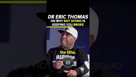 Dr Eric Thomas Says Being SELFISH is Keeping You BROKE 🔥