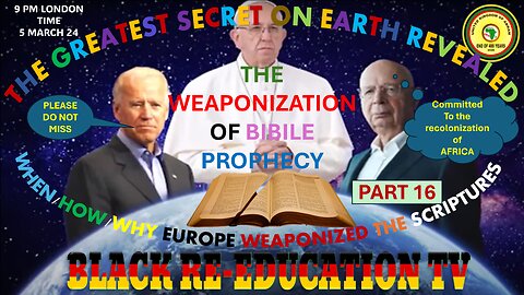 AFRICA IS THE HOLY LAND || THE WEAPONIZATION OF OF BIBILE PROPHECY- PART 16