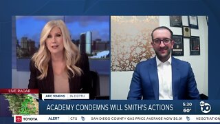 Academy condemns Will Smith's Actions