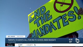 Chula Vista parents, students call for end of school mask mandate