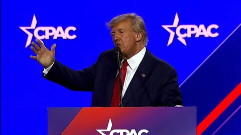 Trump at CPAC 2023: "I built hundreds of miles of wall & Biden Ended It