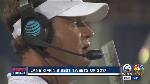 Lane Kiffin's Greatest Twitter Moments of 2017